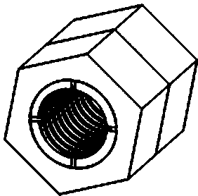 螺母的简化画法图片