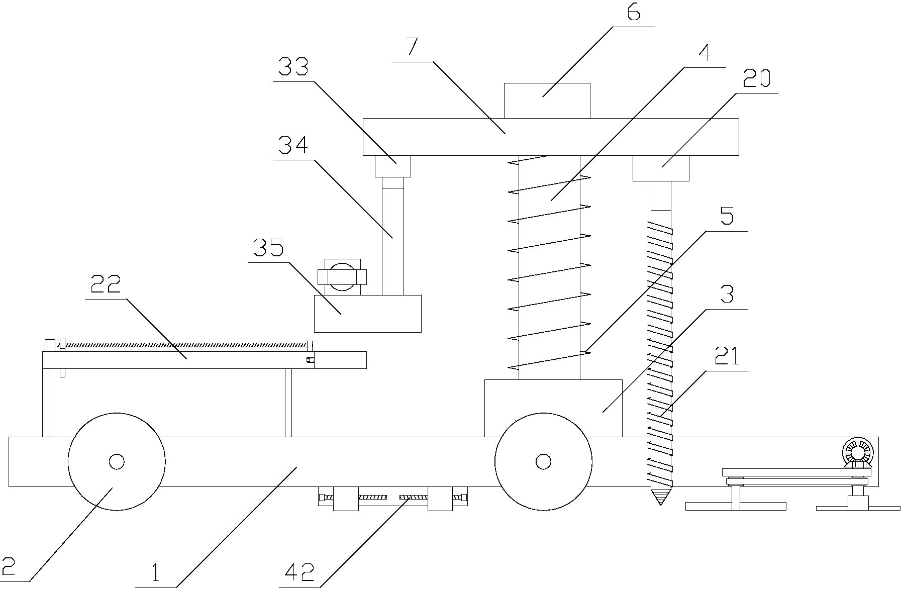 cn108668825a_一种具有除草功能的植树效率高的智能机器人有效