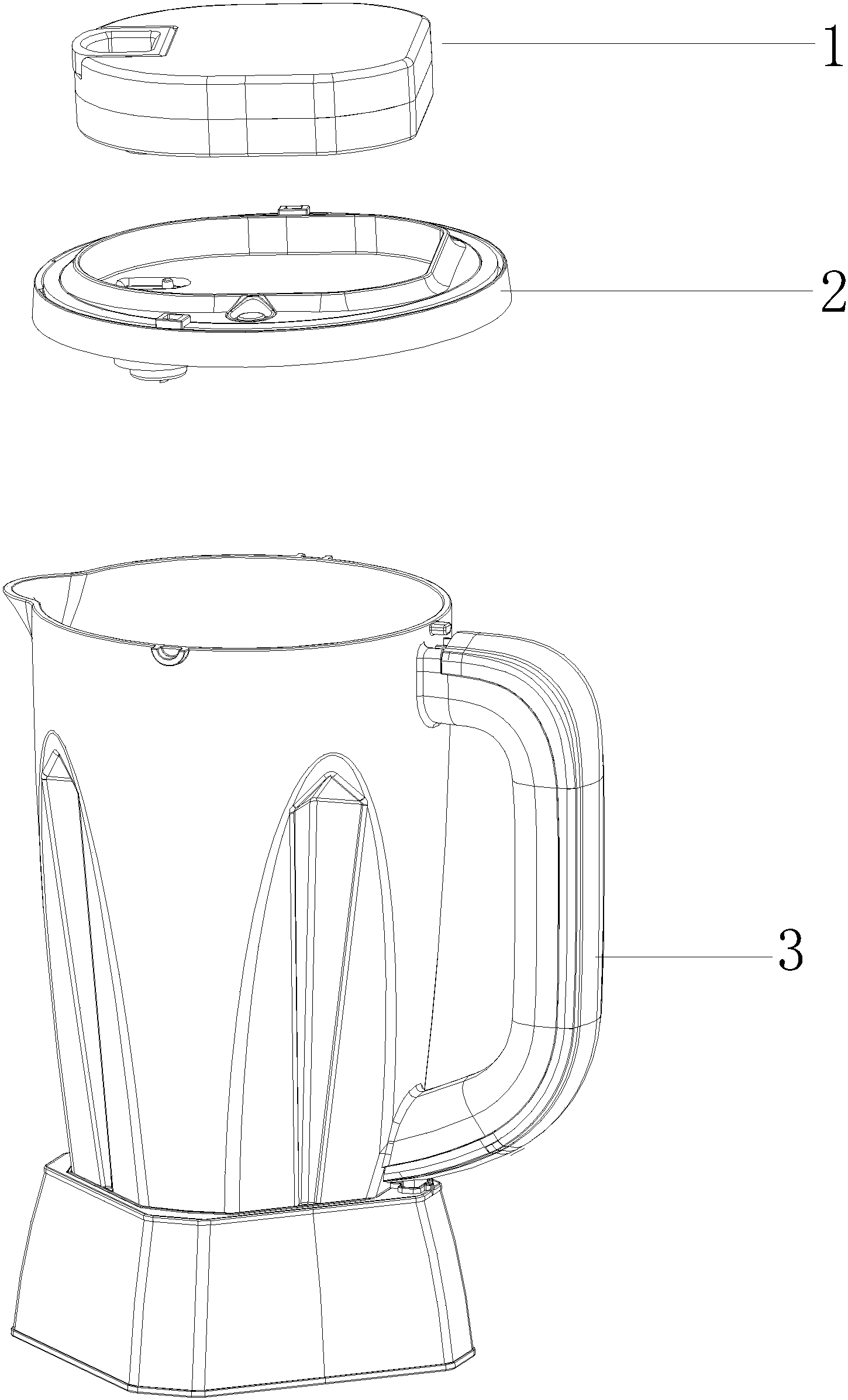 一种移动式抽真空破壁料理机