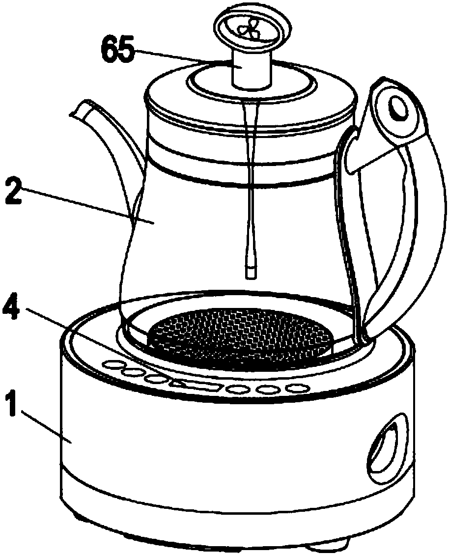 一种定时炭火自动加药药煲