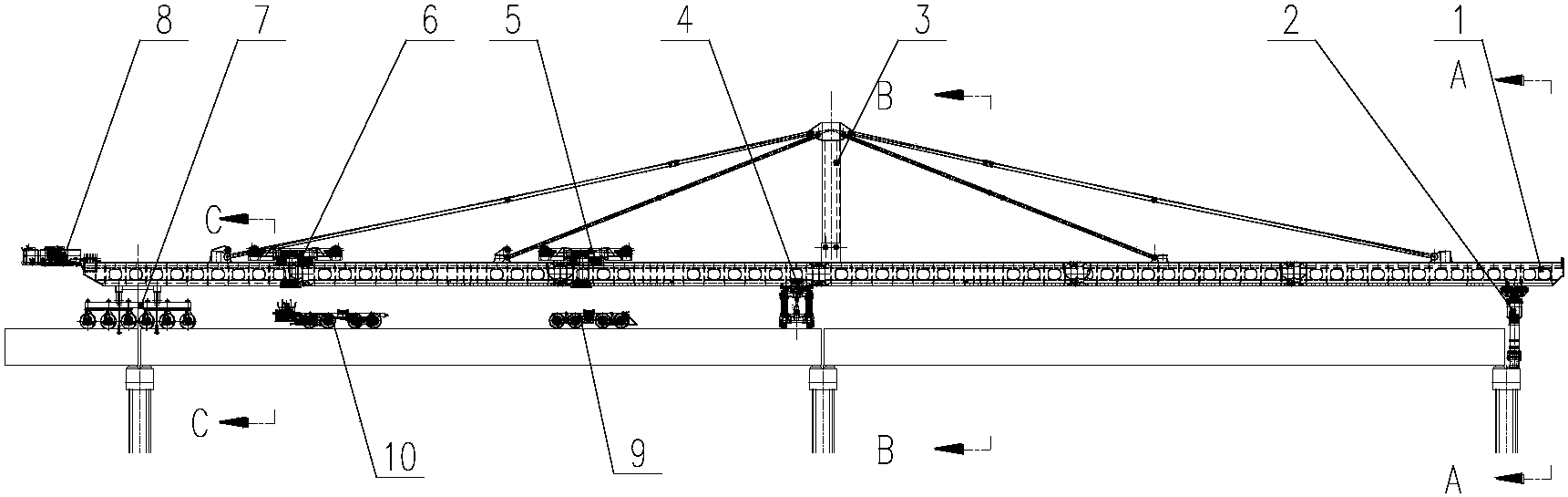 架桥机结构图图片
