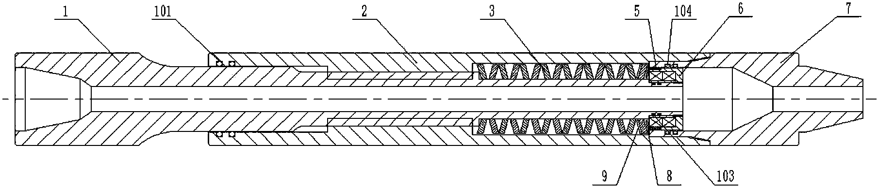 可调刚度钻井减震器