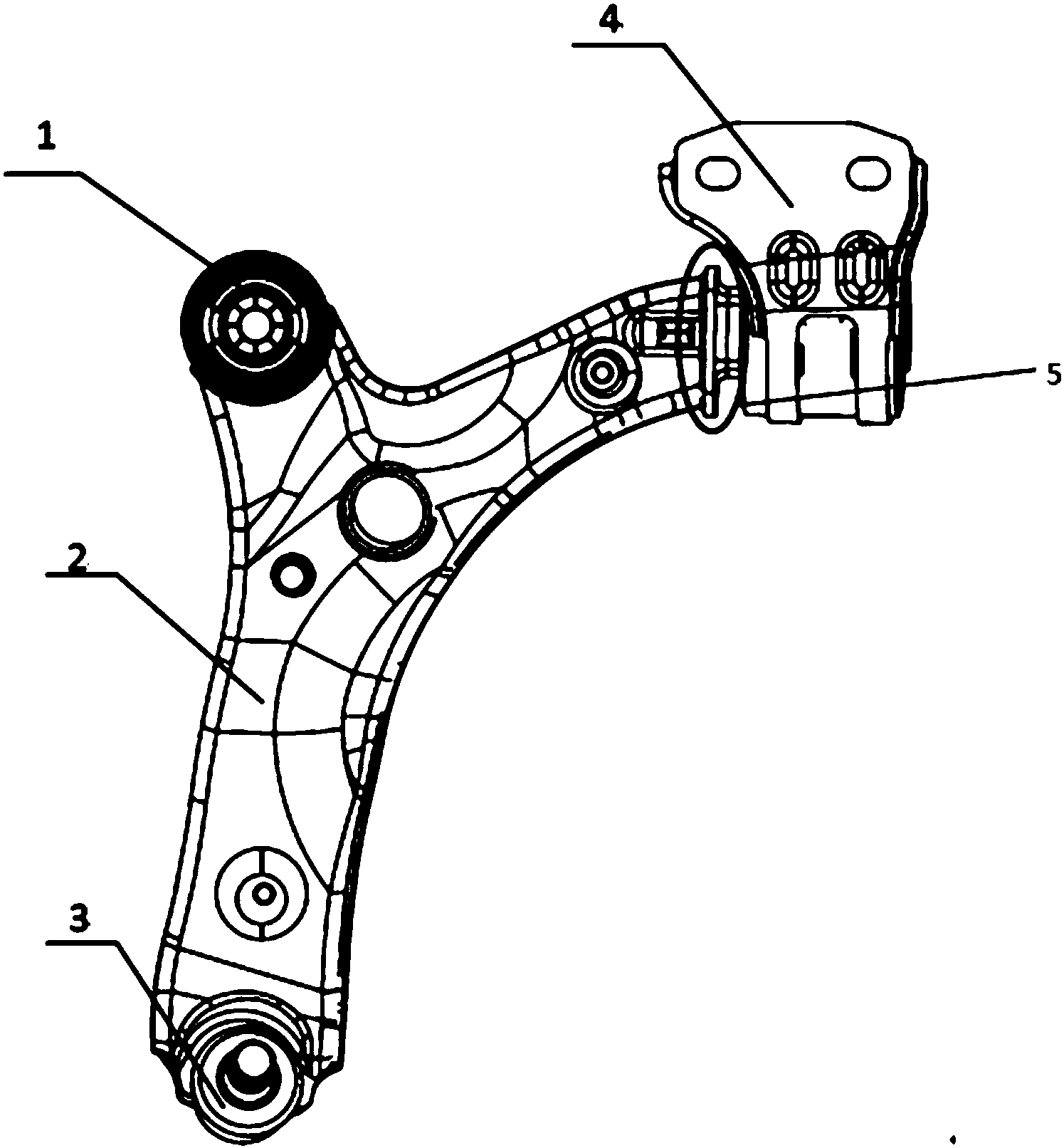 一种前下摆臂结构