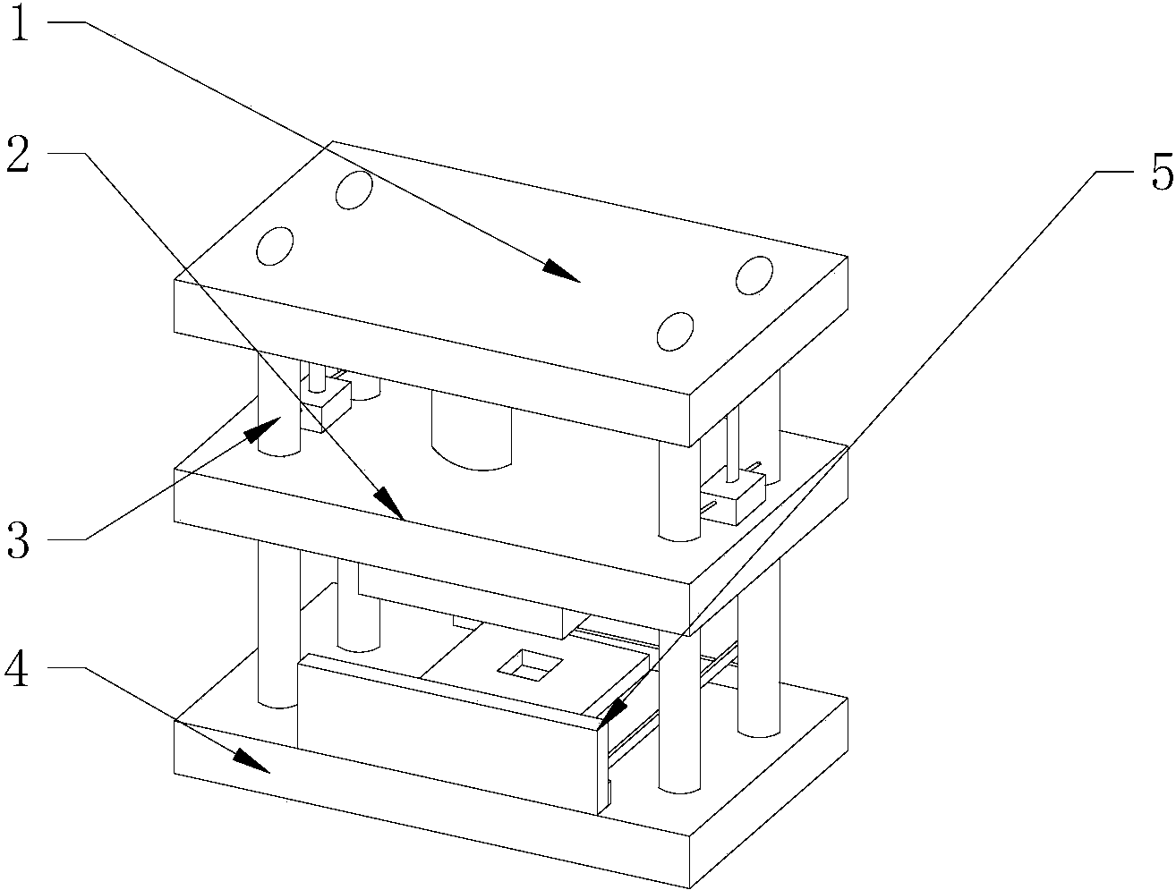 转塔冲床模具工位图图片