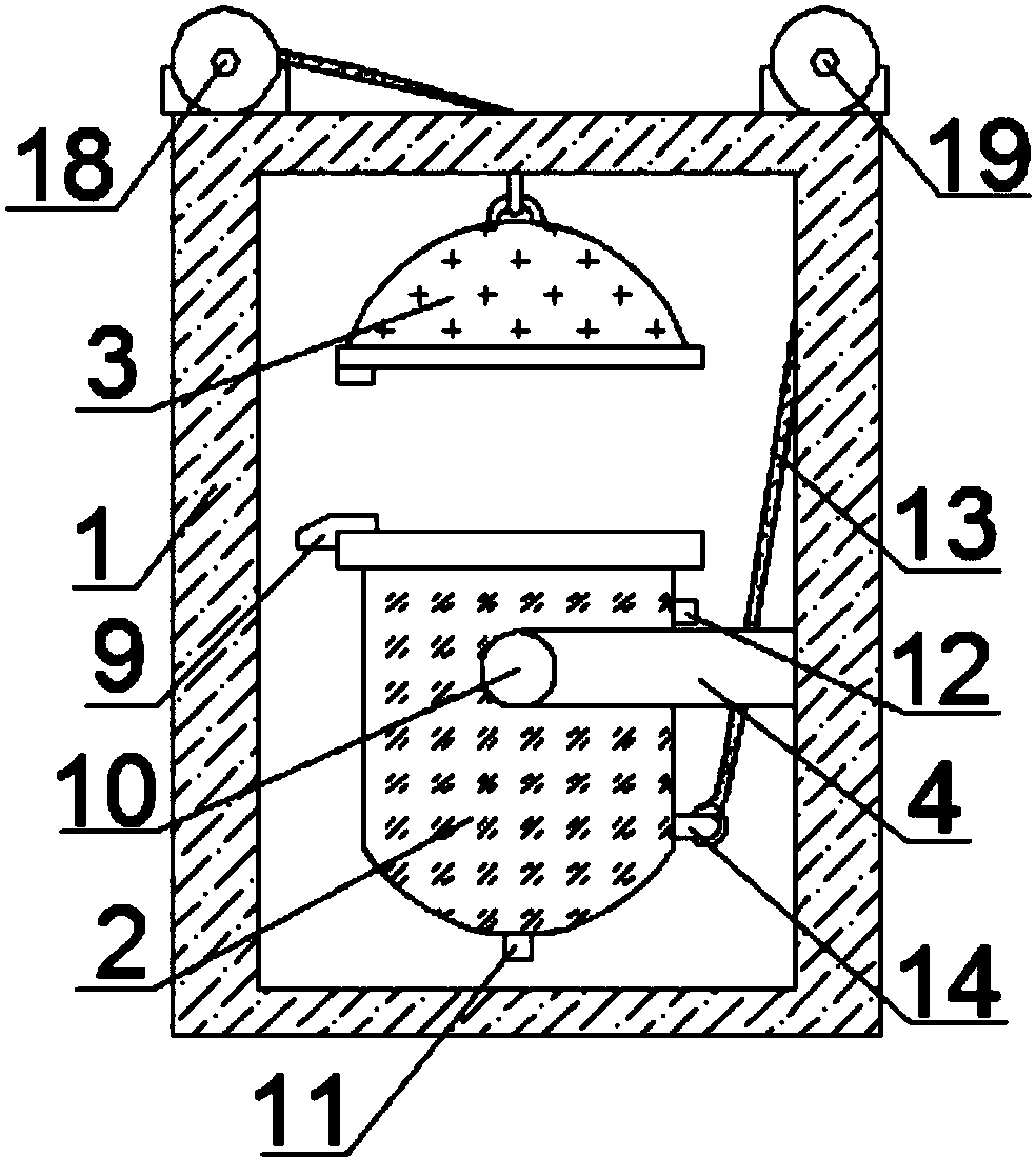 一种法兰生产用炼钢炉