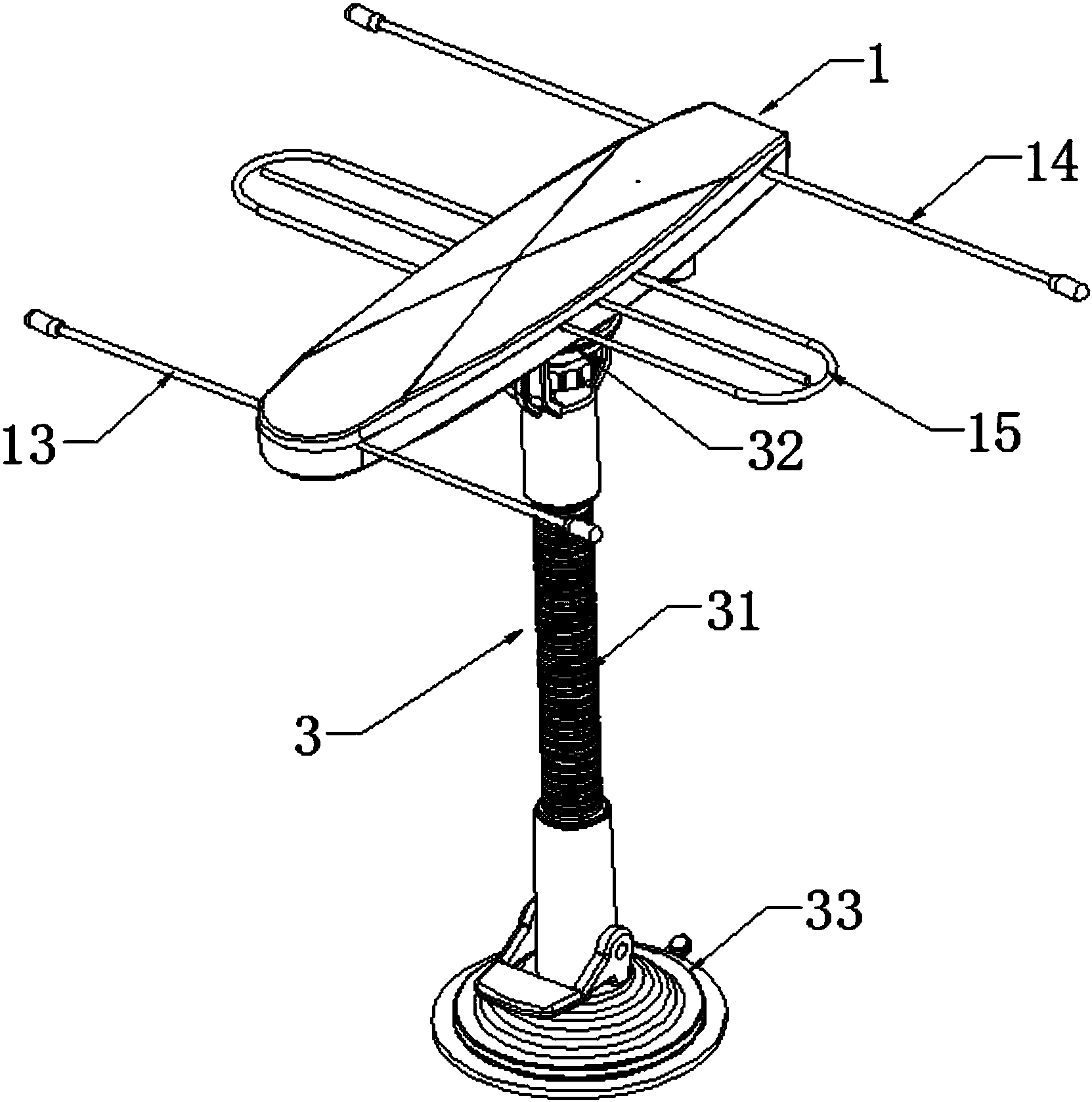 一种小型高增益室内八木天线