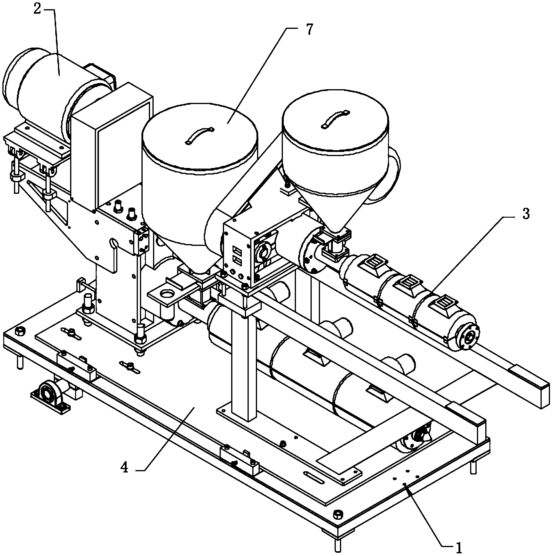 一种吹塑机的挤出装置