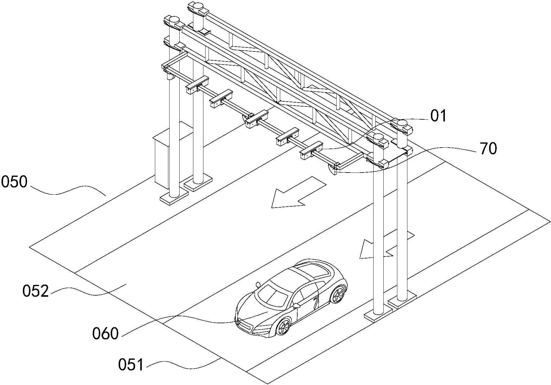 車輛外廓尺寸測量方法