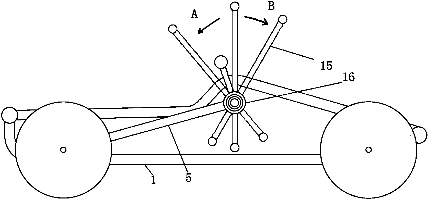 cn108839746a_一種齒輪傳動擺杆式健身卡丁車在審