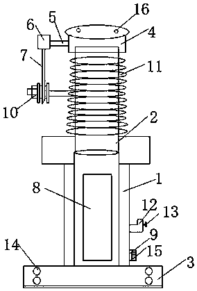 cn108895113a_弹簧外置气压缓冲器失效