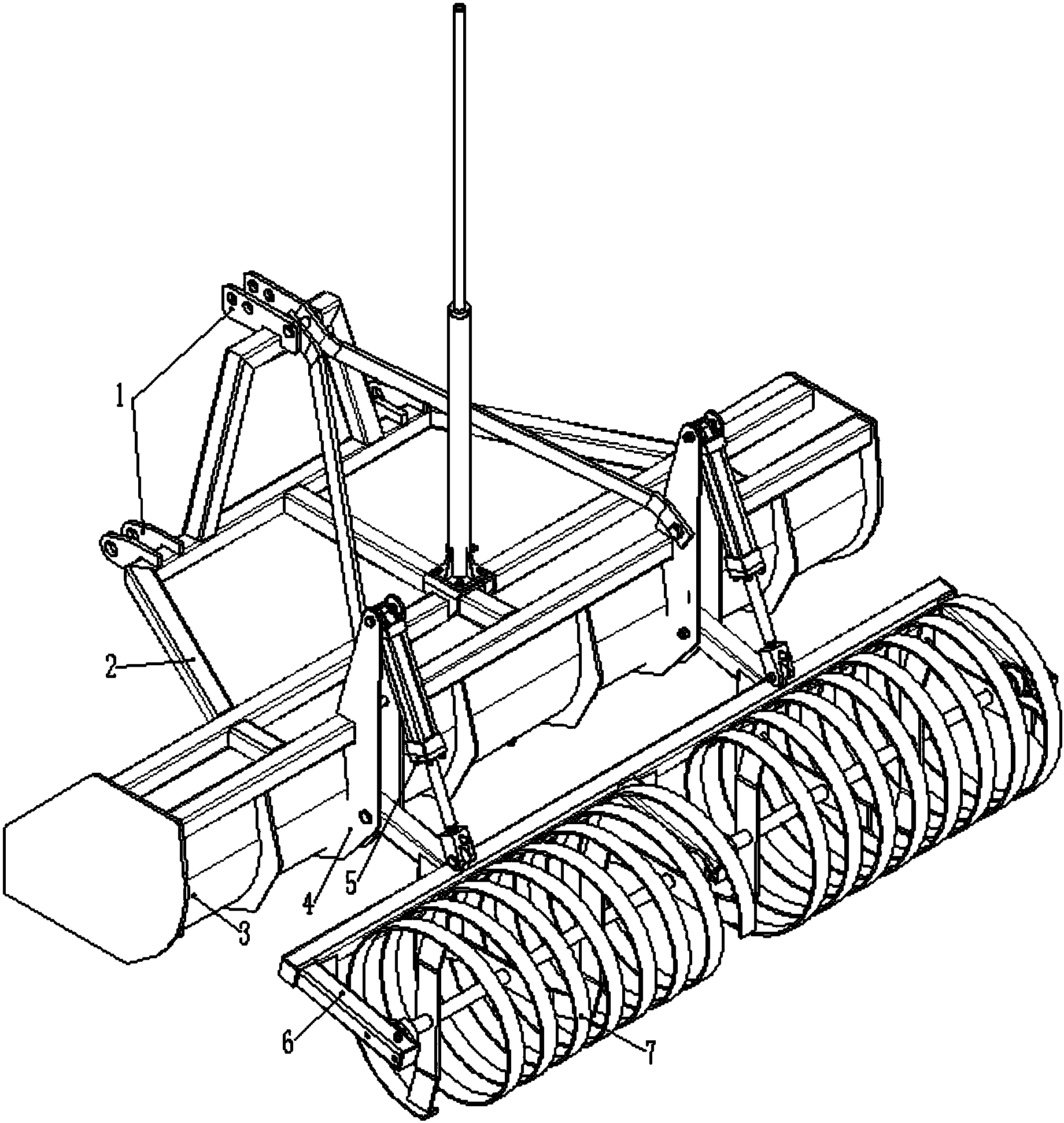 cn108901211a_一种悬挂式旱地激光平地机及平地方法