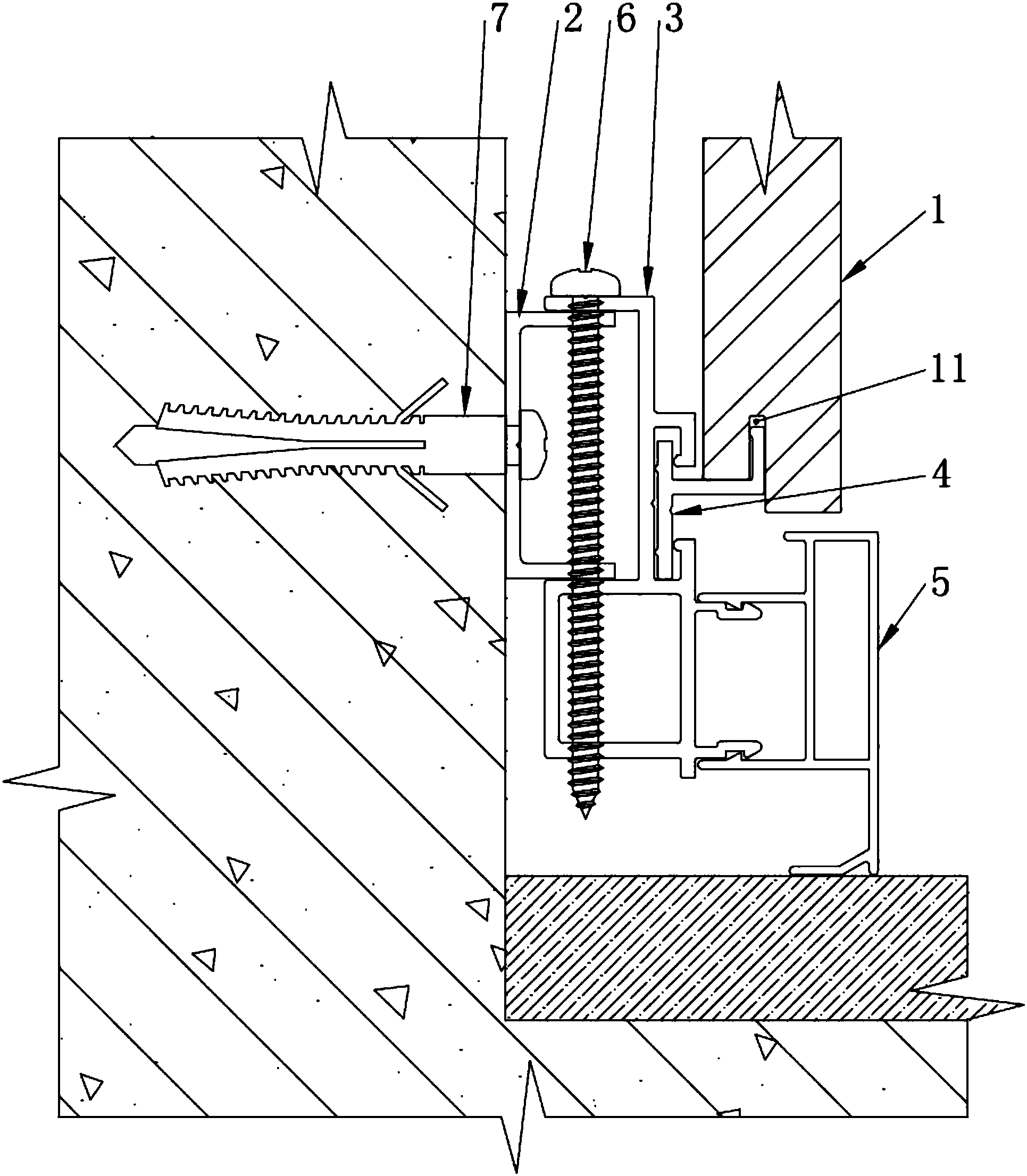 一种卡扣式的踢脚线安装结构专利_专利申请于2018-07-04_专利查询 - 