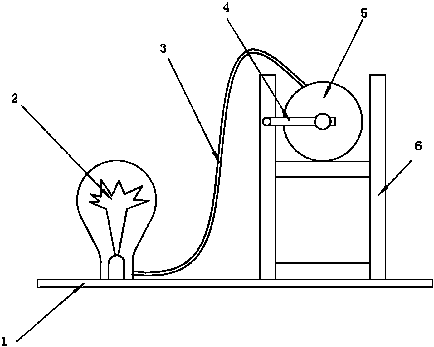 手摇式发电机结构图图片