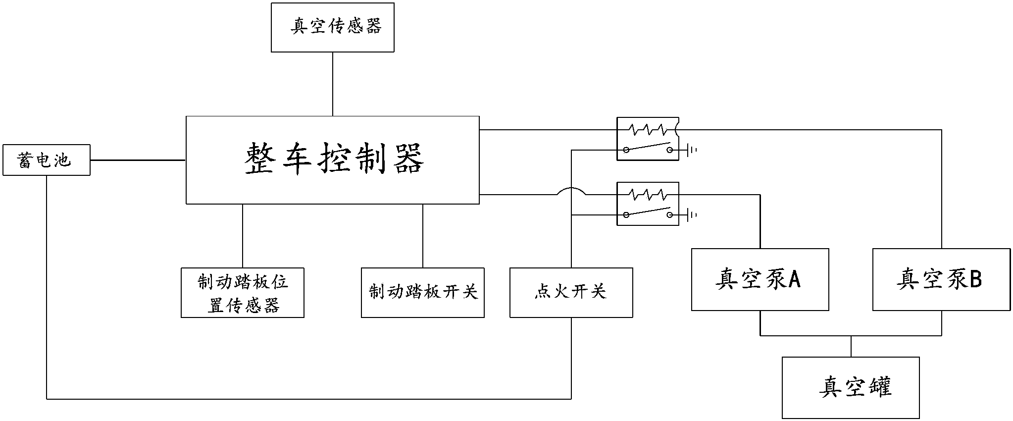 真空泵控制电路图图片