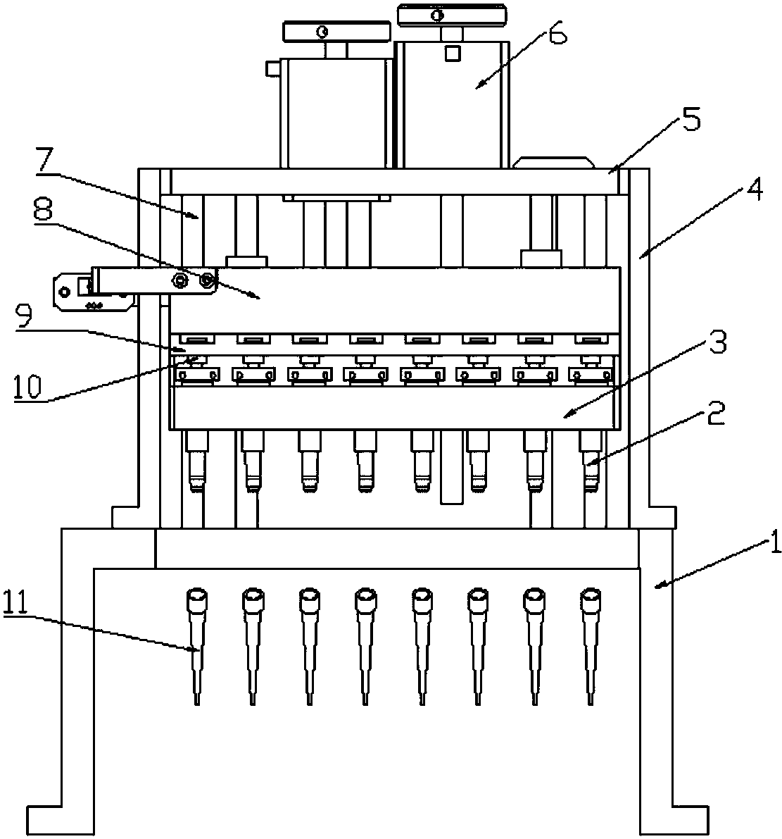 cn108982891a_一种新型自动多活塞排枪加样机构在审