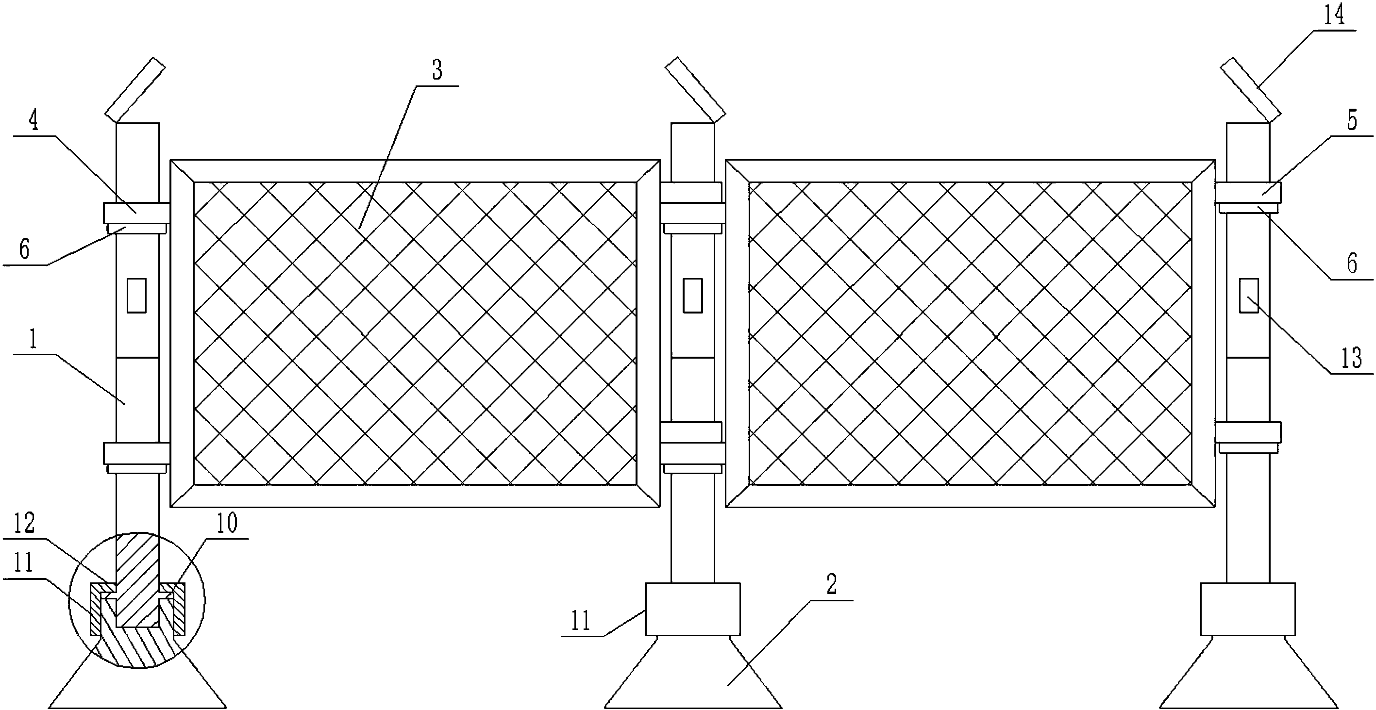 一种高速公路环保防眩网