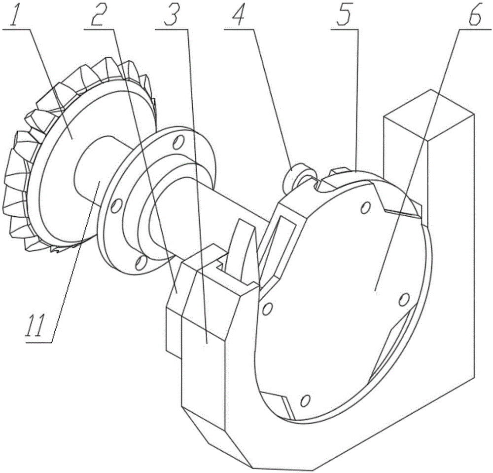 一种捆绳打结器的夹绳机构