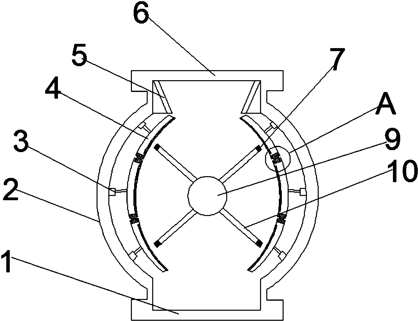 cn109279368a_一种具有防堵功能的正压关风器有效