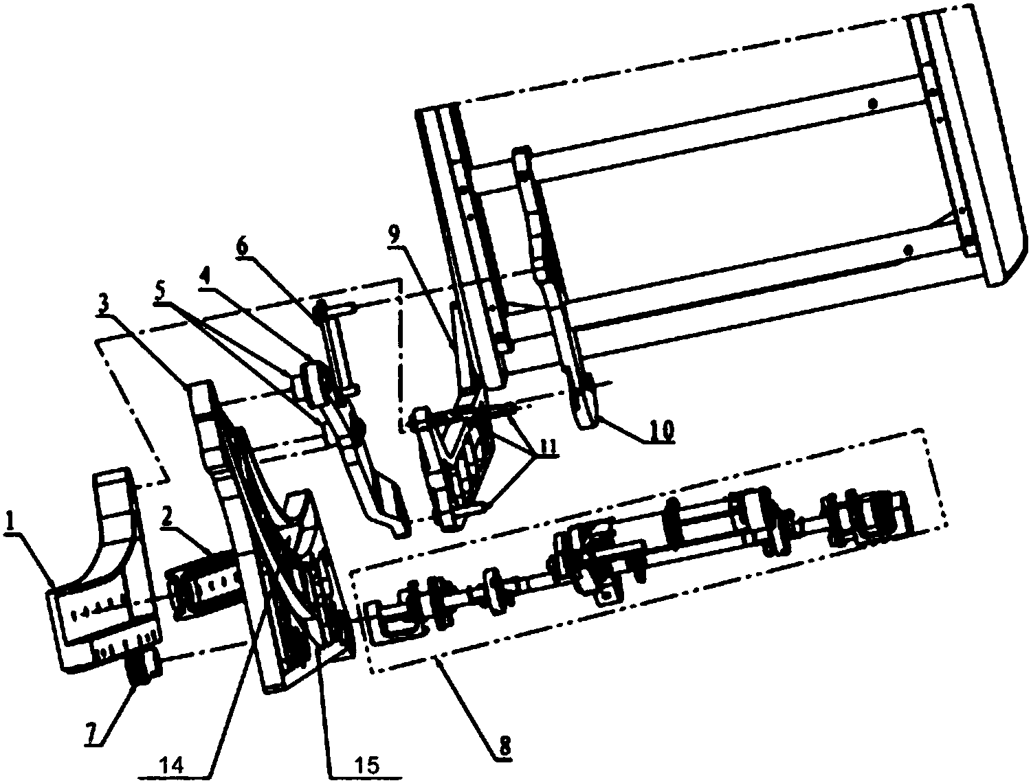 cn109334695a_一种列车用靠坐联动结构在审