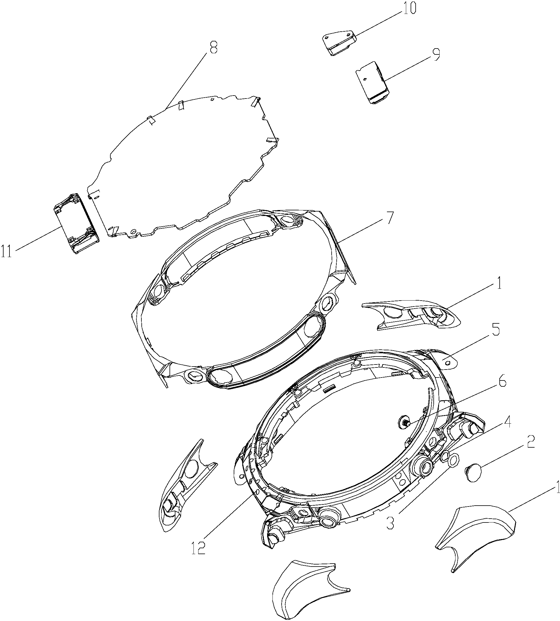 cn109343330a_一种智能手表及其表壳在审