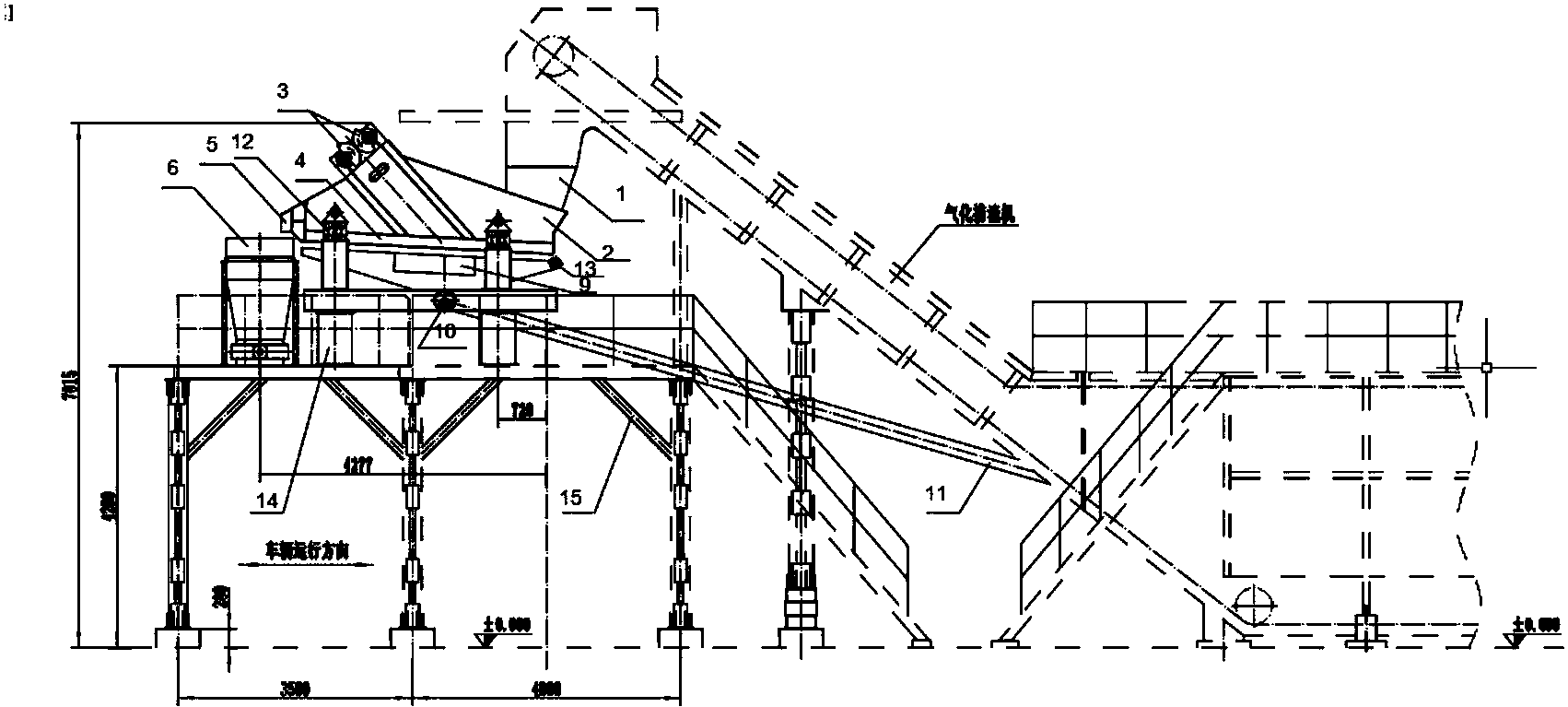 捞渣机结构图图片