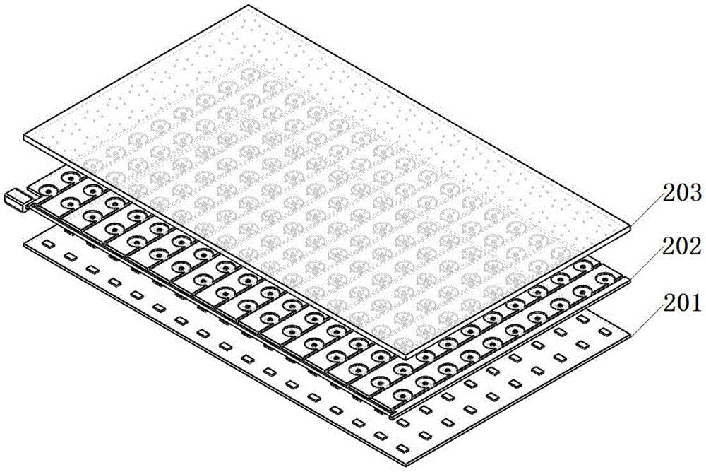 一种使用大功率灯珠的直下式背光电视