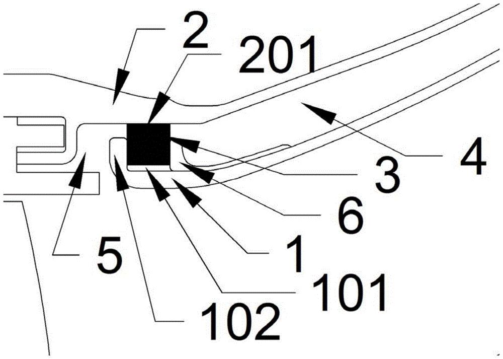 cn109707468a_一种应用于静止机匣间的高效封严结构在审