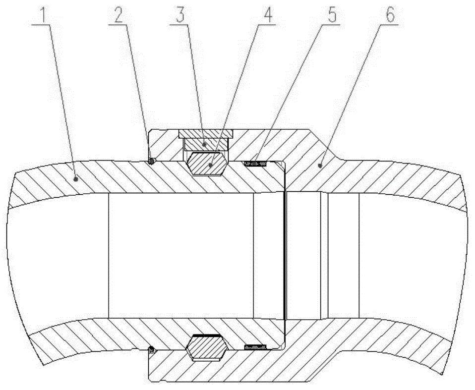 活动弯头活动节连接结构