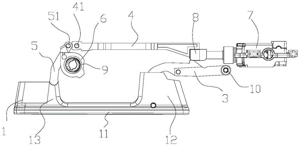 一种隐藏式汽车外门把手结构