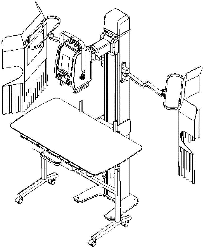 一种便携式dr系统