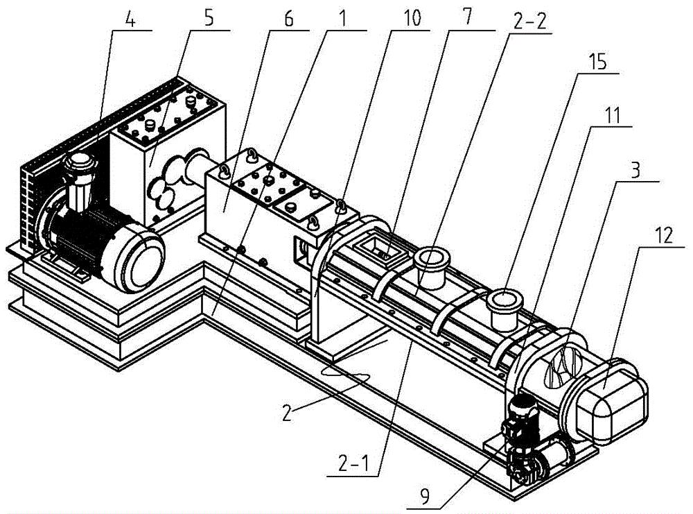cn109954444a_一种卧式连续螺杆挤出型捏合机在审