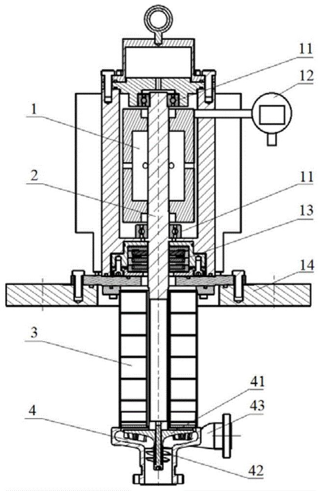一种立式低温液体离心泵