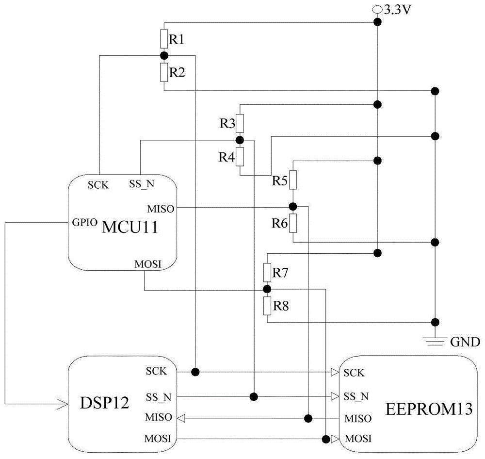 支持spi通信的电平转换电路及电平转换方法