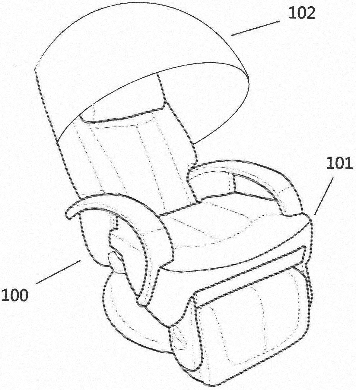 一种带有视听系统的按摩椅