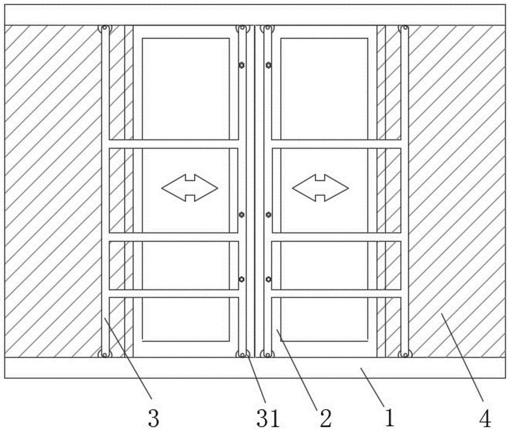 地铁屏蔽门结构原理图图片
