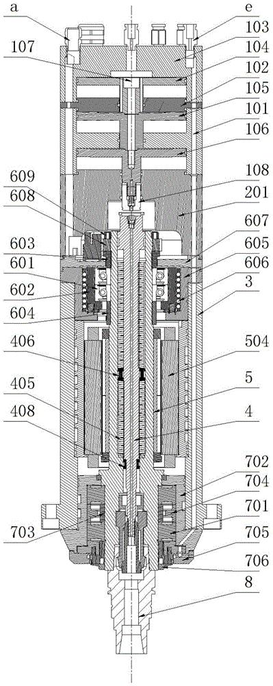 主轴电机结构图图片
