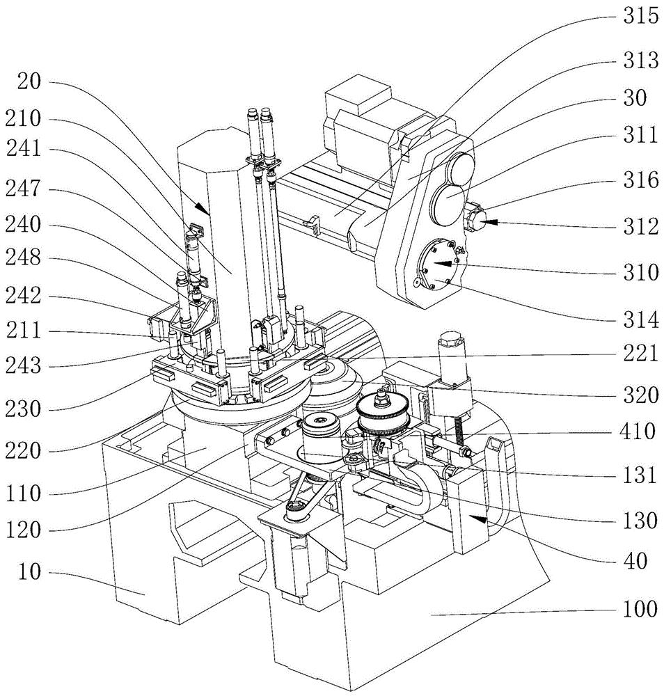 cn110170705a_一种数控滚齿倒棱复合机床在审