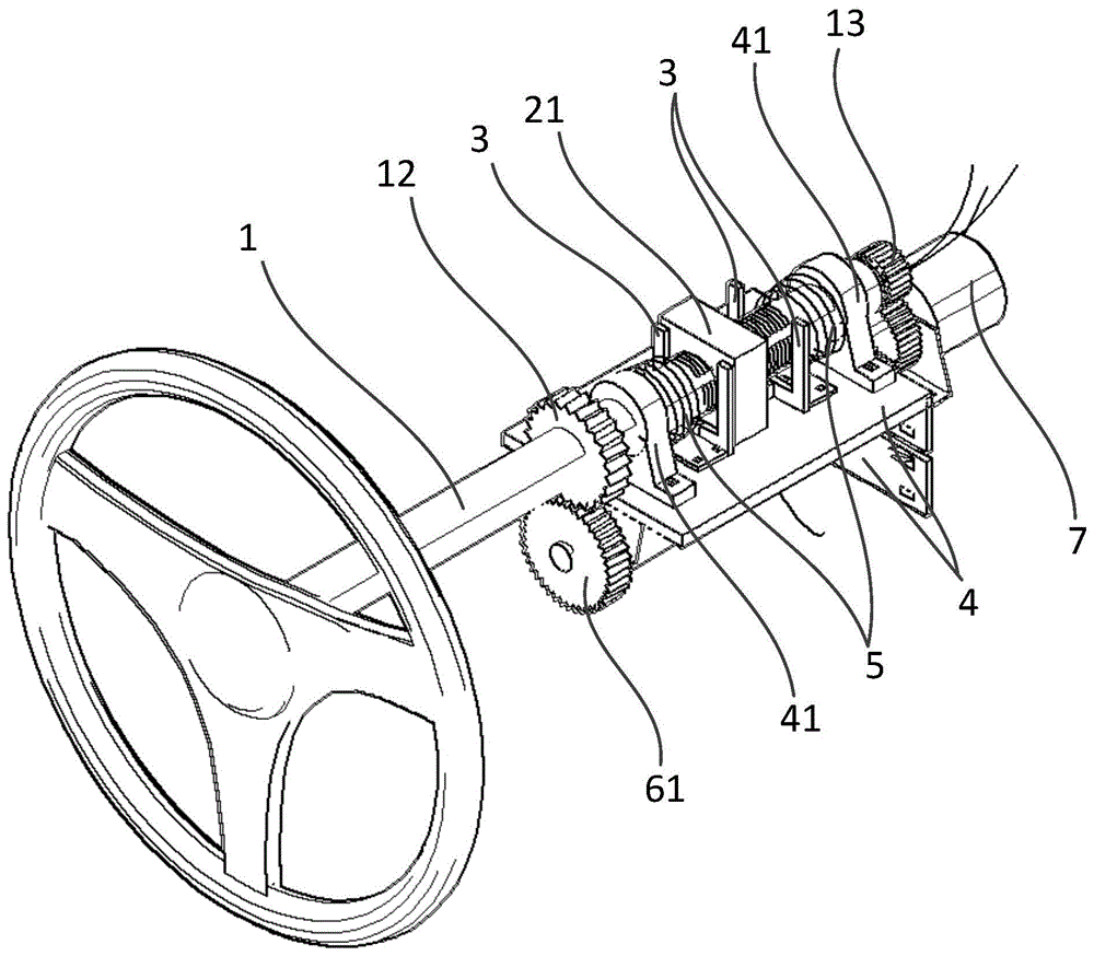cn110254502a_一种旋转限位转向系统及汽车在审