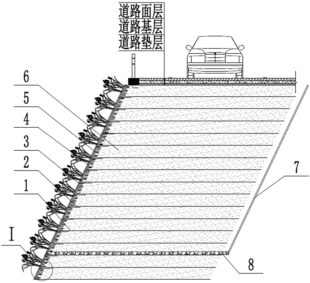 路堤加筋示意图图片