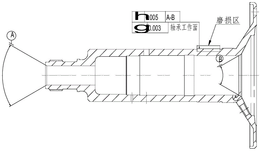 本發明屬於狀態檢測技術領域,具體涉及一種超精密軸頸