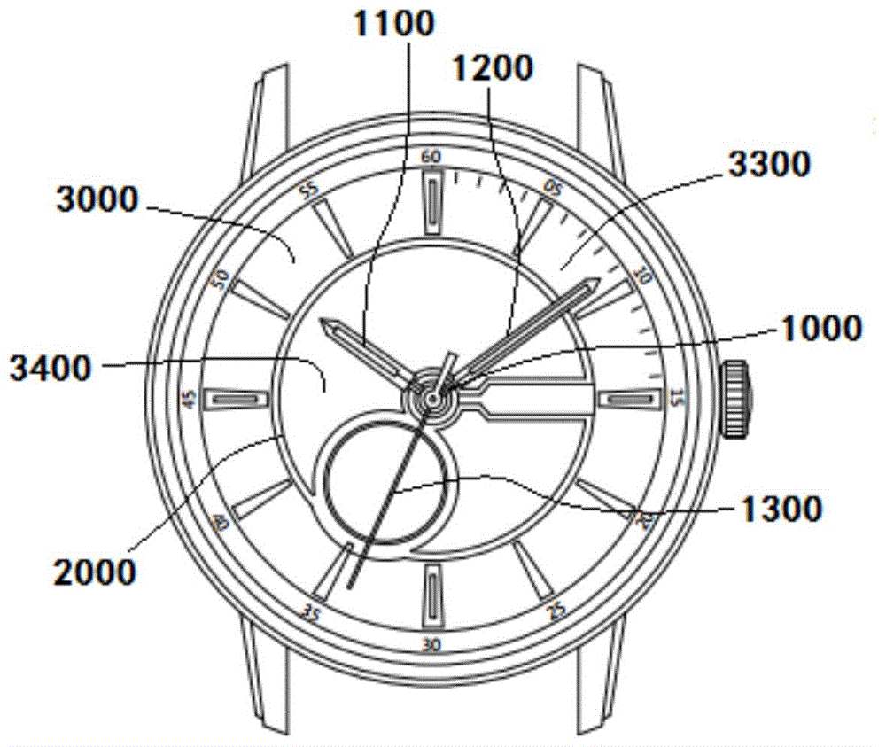 用于手表的表针结构及手表