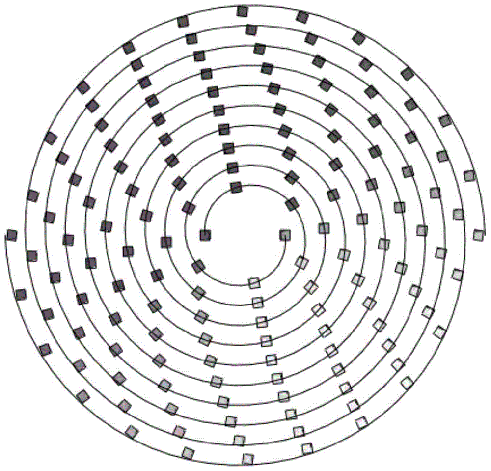 阿基米德双螺线型排列方式的龙虾眼透镜