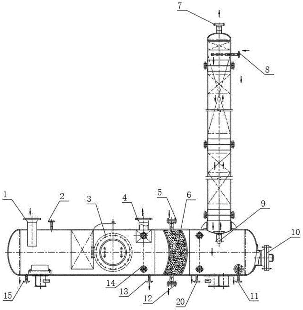 cn110304678a_低温分离甲醇汽提塔合一装置在审