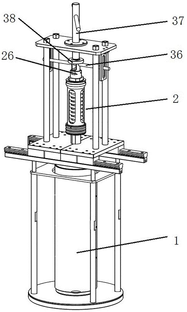 一种灭弧室触头压簧装配工艺及装配工装