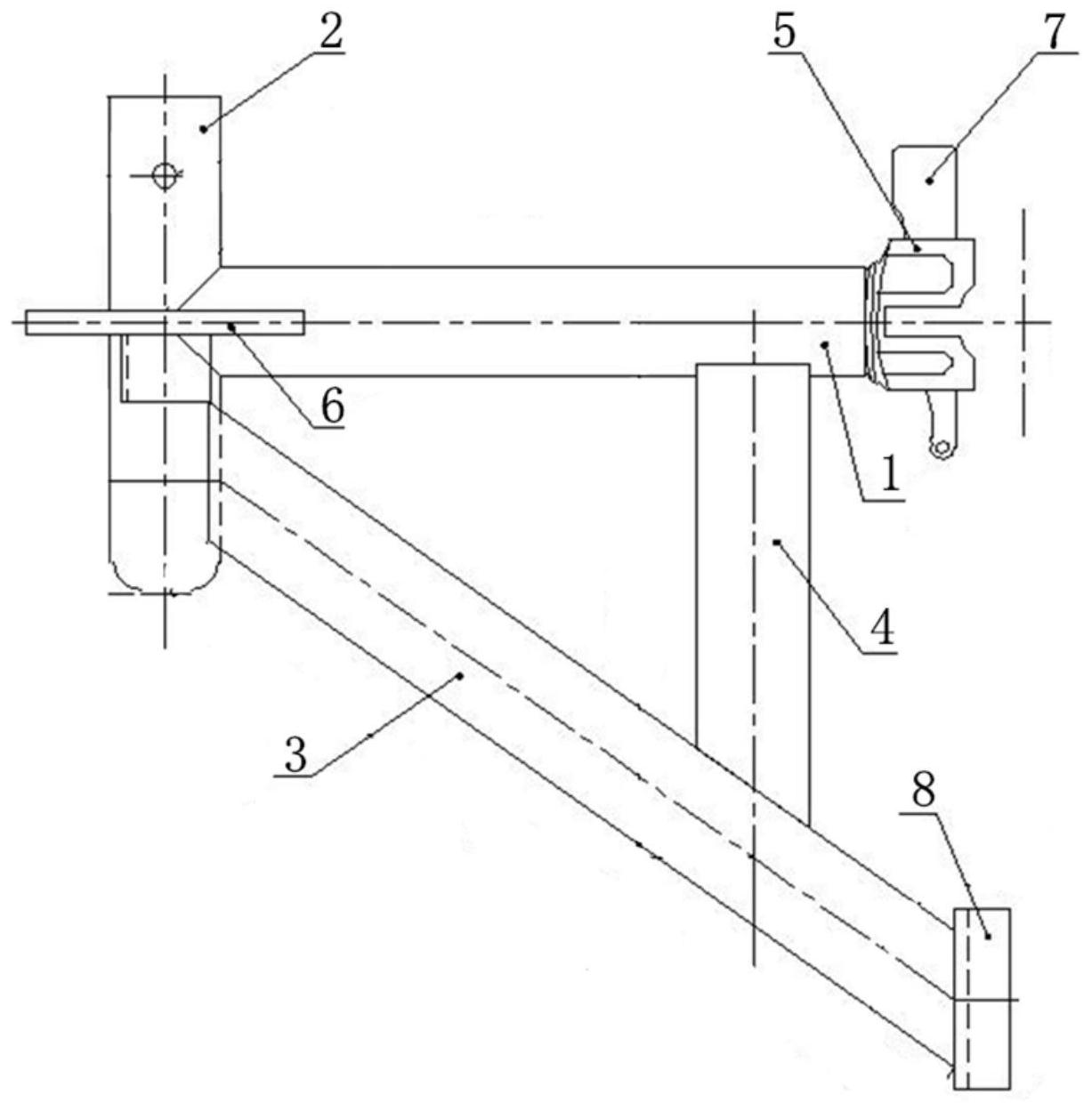 一种承插型盘扣式钢管脚手架外挂三角架