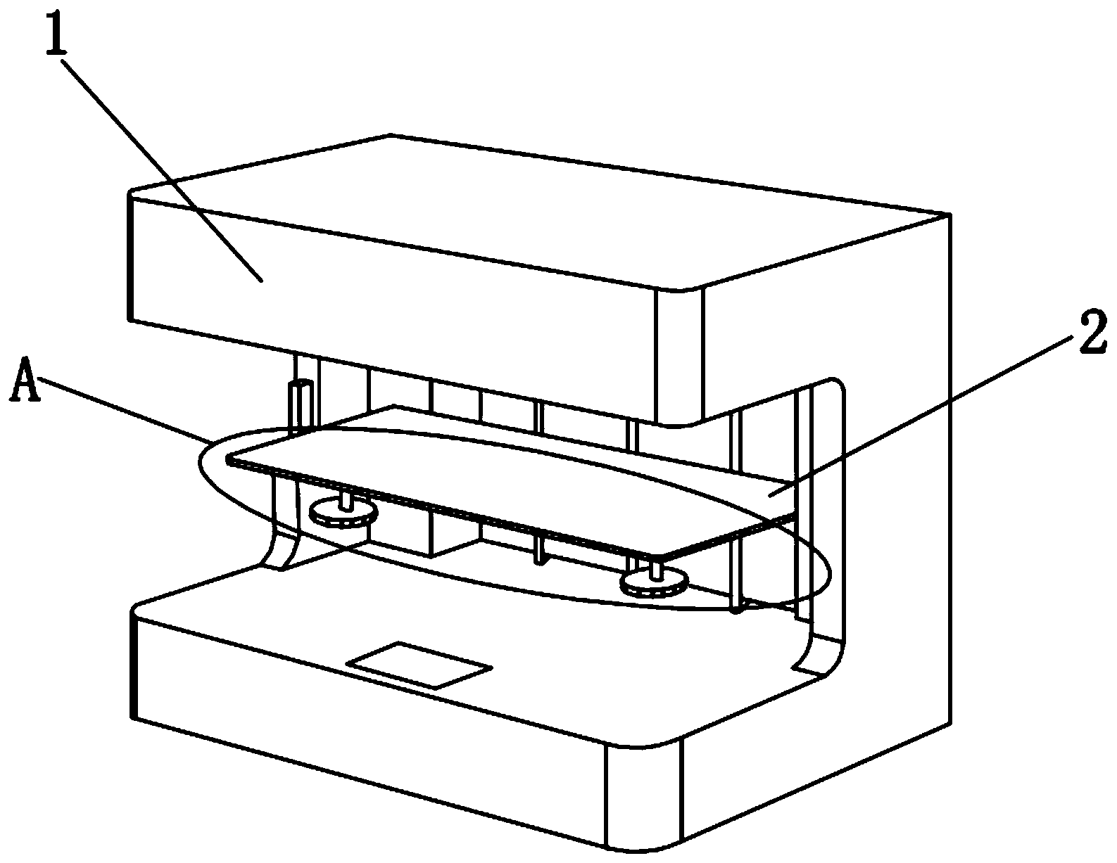 一种三点调平式3d打印机