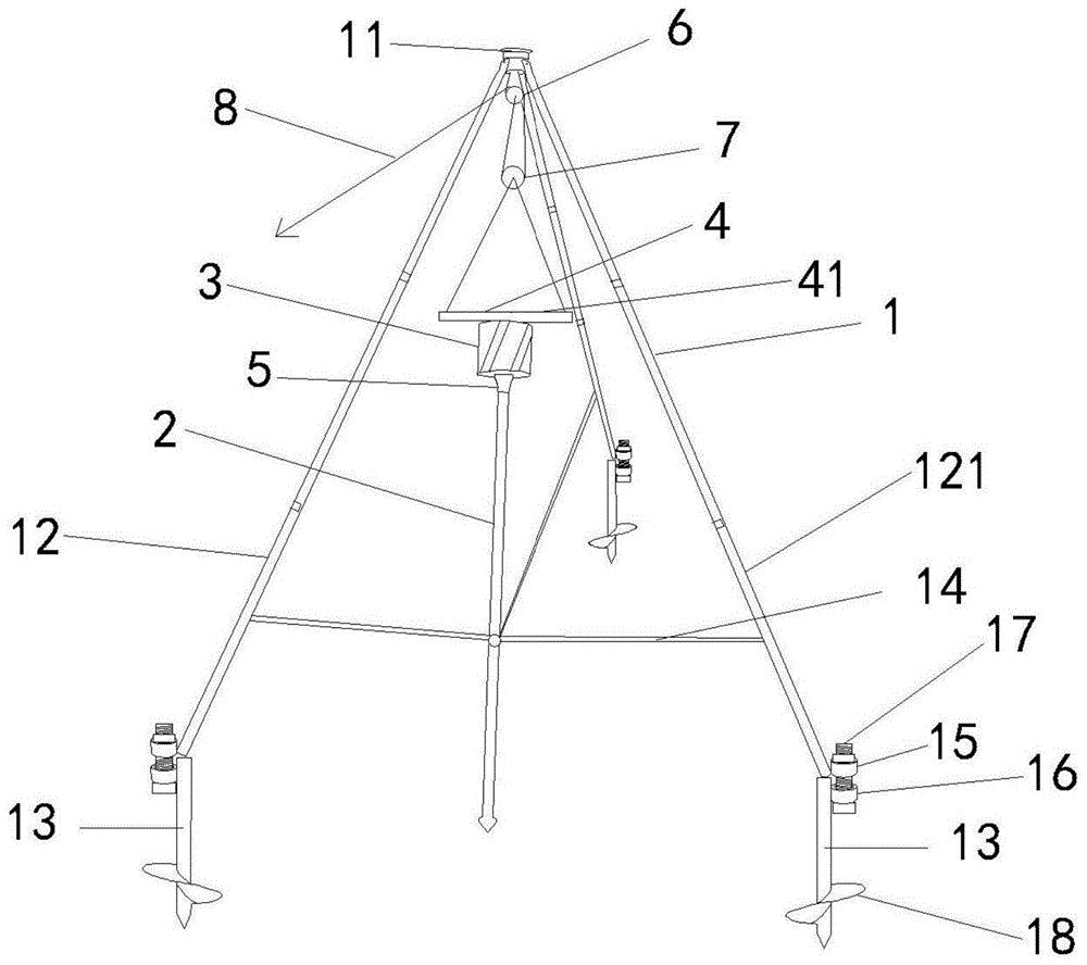 cn110409402a_一种轻型圆锥动力触探装置