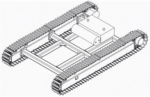 一种海水驱动深海履带车底盘