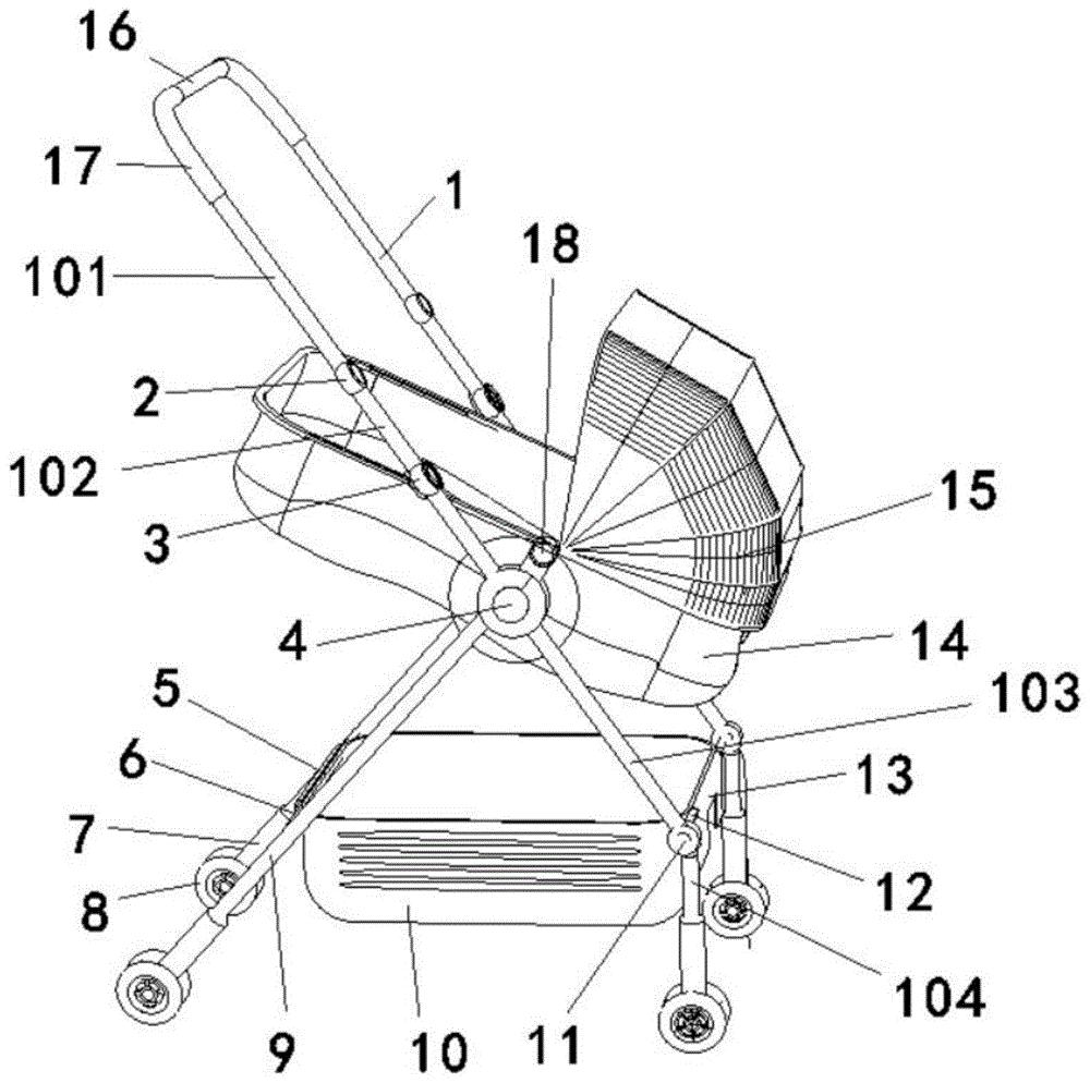 一种多功能婴儿车