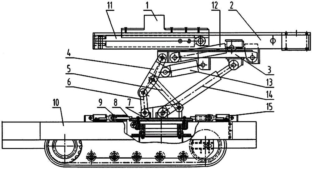四杆升降机构原理图图片